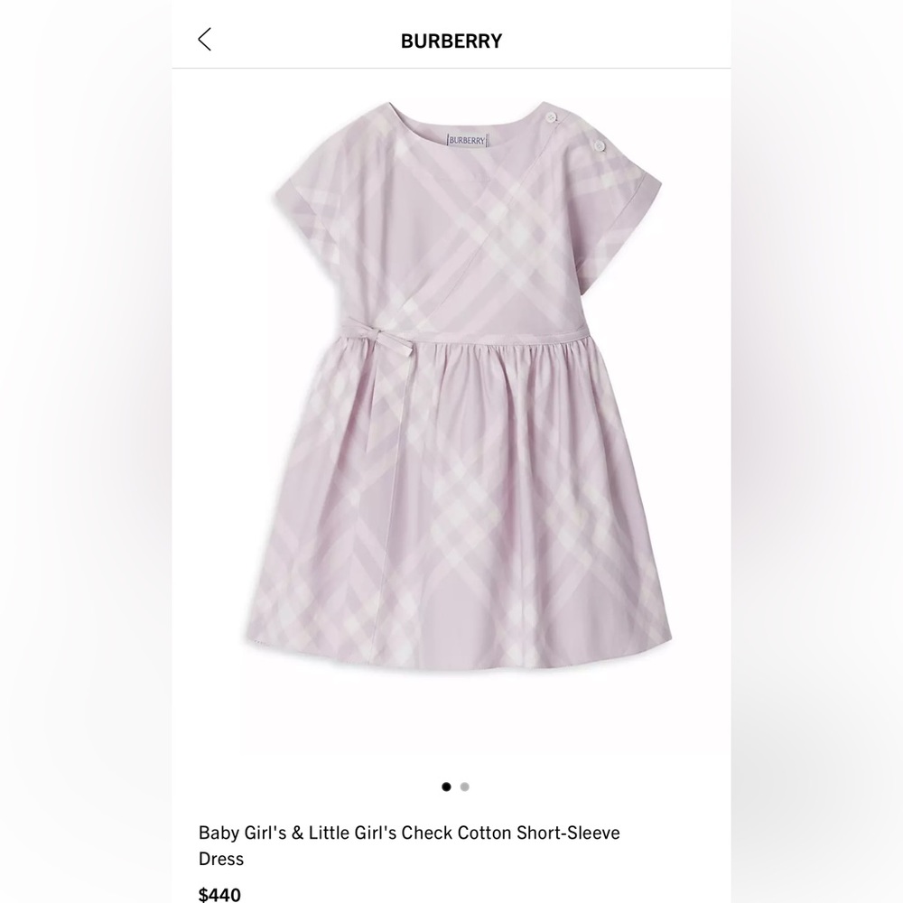 Baby girls Burberry